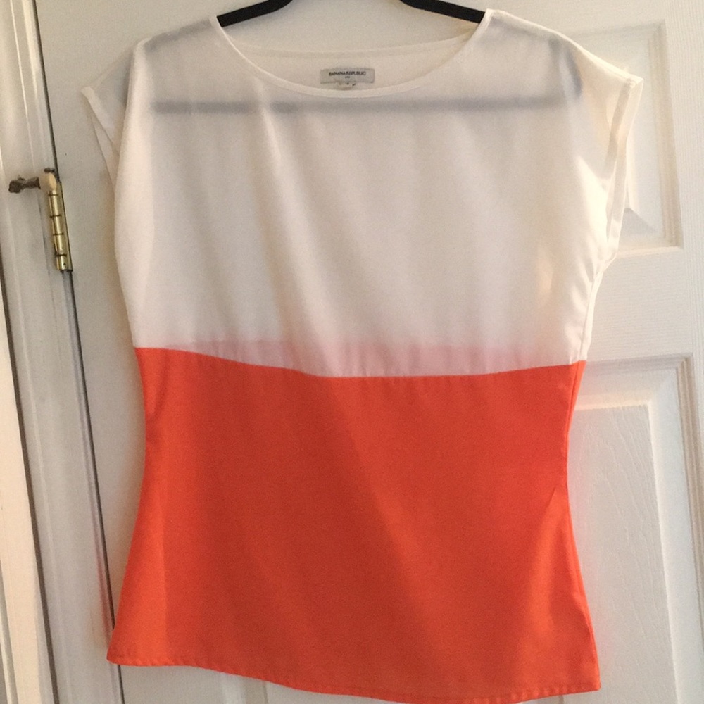 Banana Republic Color Block Blouse